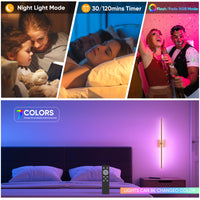 Battery Operated Wall Sconce with Remote Control - 2 Pack