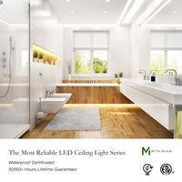 Atlas Square Flat Edge LED Downlight White - 3 Sizes