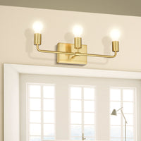 Danza™ Renaissance Gold Vanity Light 3-Light - 2 colors