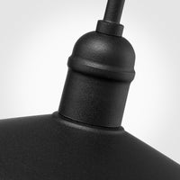 Nox Goose Neck Outdoor LED Wall Light 13" Black