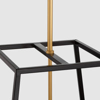 Kreios Geometrical Modern Farmhouse Pendant Light Black and Gold - 3 sizes