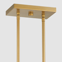 Kreios Geometrical Modern Farmhouse Pendant Light Black and Gold - 3 sizes