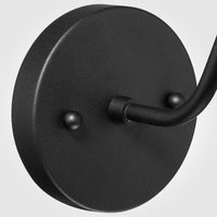 Nox Goose Neck Outdoor LED Wall Light 13" Black