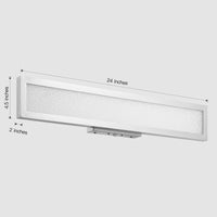 Atlas Flat Panel Behind Mirror LED Vanity Light 24"