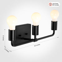 Danza™ Renaissance Gold Vanity Light 3-Light - 2 colors