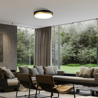 Luna Moons LED Flush Mount Ceiling Light 13" - 5CCT with Night Light, Remote Control