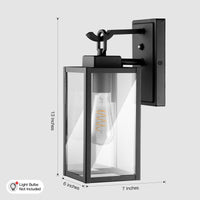 Danza™ 19 Century Outdoor Wall Light 1-Light Black