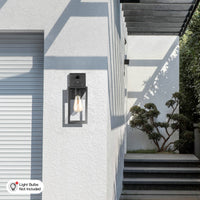 Danza™ 19 Century Outdoor Wall Light 1-Light Black