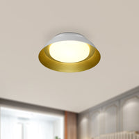Danza™ Gold Plate LED Flush Mount Ceiling Light 13" - 2 Colors
