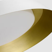 Danza™ Gold Plate LED Flush Mount Ceiling Light 13" - 2 Colors