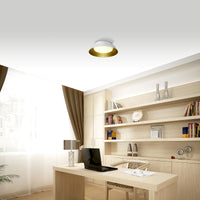 Danza™ Gold Plate LED Flush Mount Ceiling Light 13" - 2 Colors