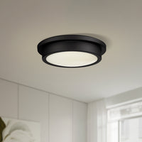 Atlas Exhibition LED Flush Mount Ceiling Light 14" - 3 Colors