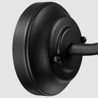 Nox Goose Neck Outdoor LED Wall Light 15" Black