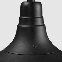 Nox Goose Neck Outdoor LED Wall Light 15" Black