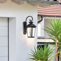 Sigurd Medieval Outdoor LED Wall Light Black - 3 Styles