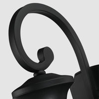 Sigurd Medieval Outdoor LED Wall Light Black - 3 Styles