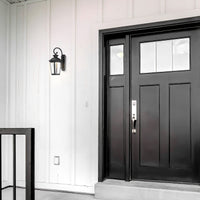 Sigurd Medieval Outdoor LED Wall Light Black - 3 Styles
