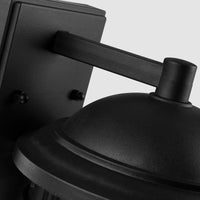 Sigurd Industrial Outdoor LED Wall Light 11" Black