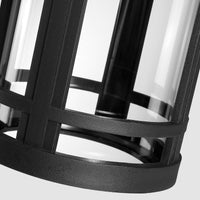 Sigurd Industrial Outdoor LED Wall Light 11" Black