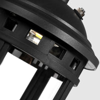 Sigurd Industrial Outdoor LED Wall Light 11" Black