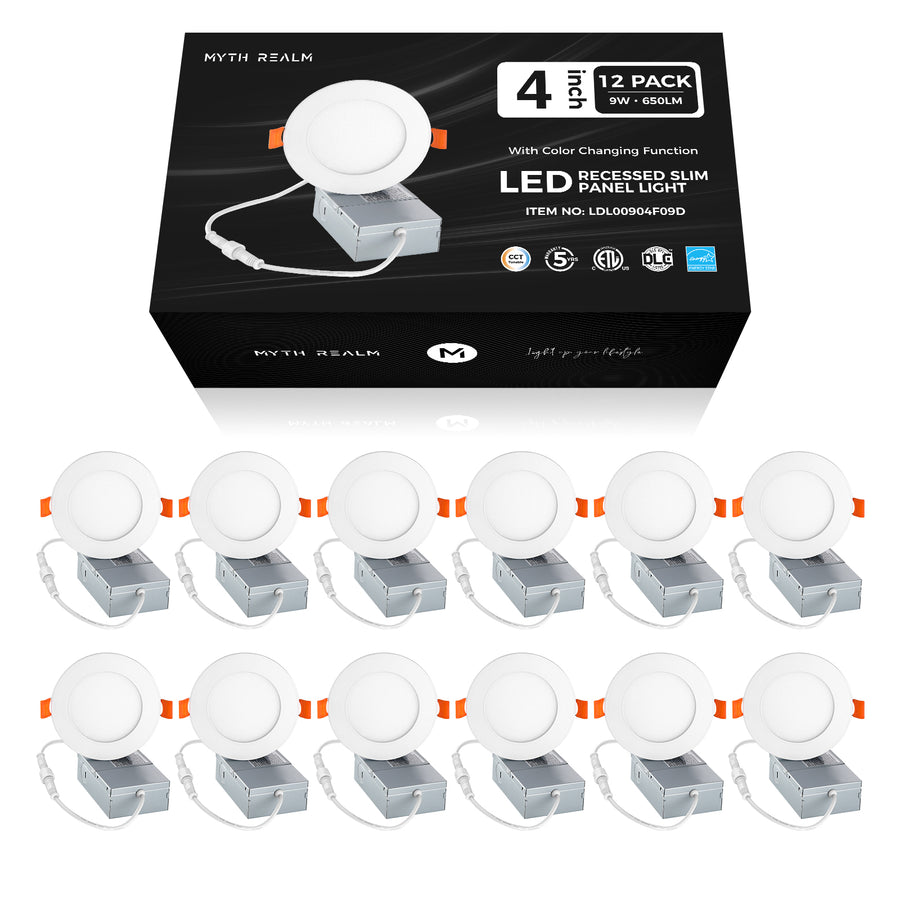 Atlas 009 LED Recessed Lights - 2 sizes (6/12 Pack)