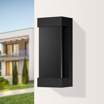 Nox Starry Night 56 LED Wall Sconce Light 12" Black