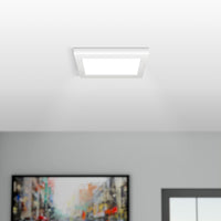 Atlas Square Flat Edge LED Downlight White - 3 Sizes