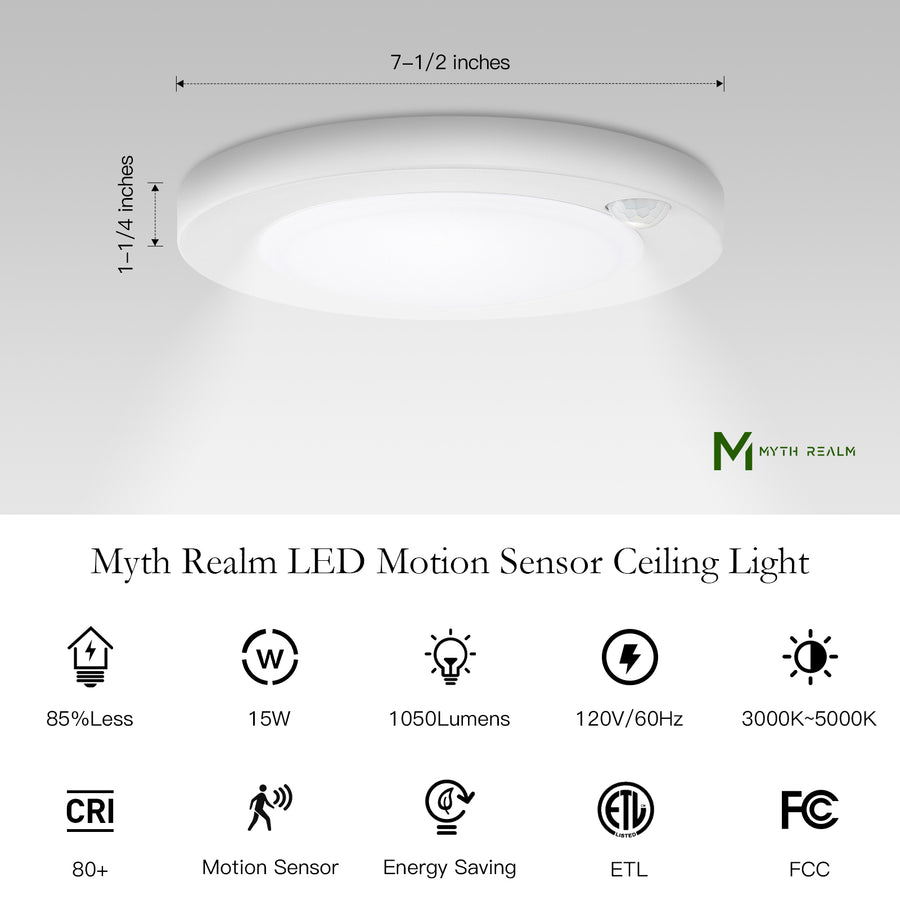 Aiolos Motion Sensor LED Downlight  - 4 sizes