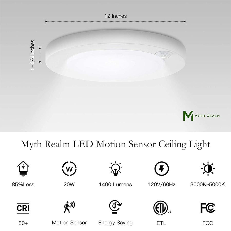Aiolos Motion Sensor LED Downlight  - 4 sizes