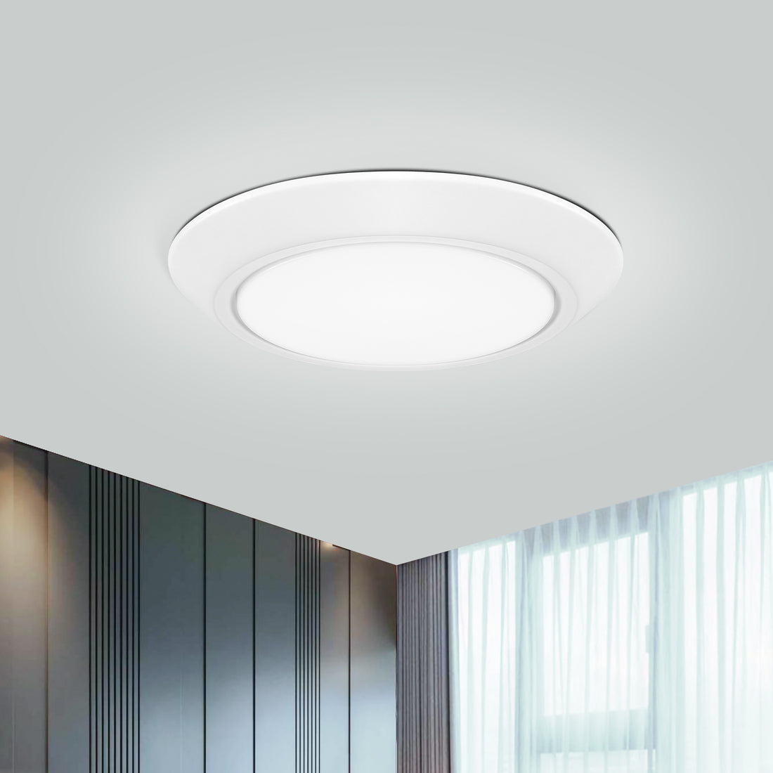 Atlas 006 LED Downlight White 7"