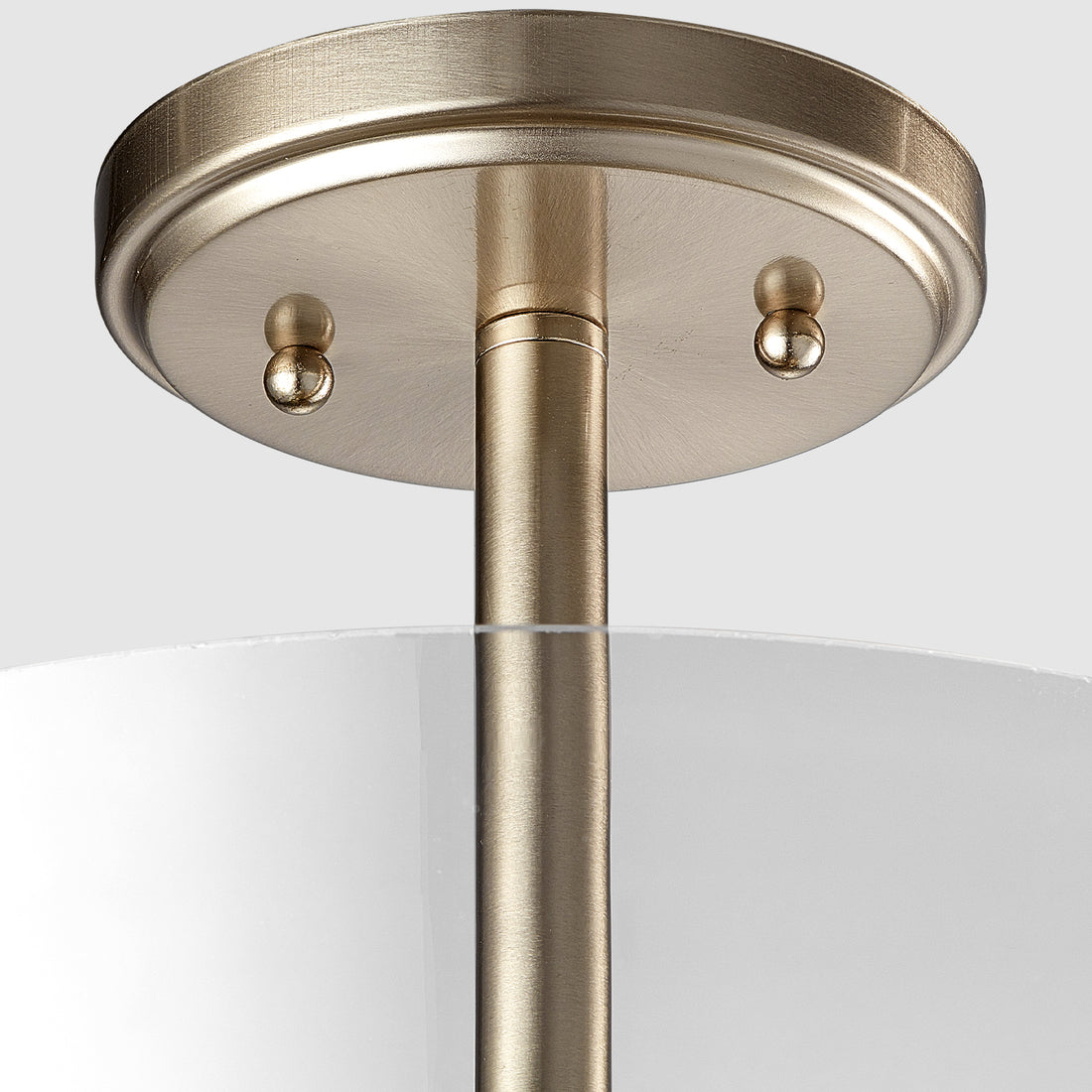 Rush Lamp Invert Kreios Inverted Lamp Semi Flush Mount Ceiling Light 2-Light - 2 Colors ...