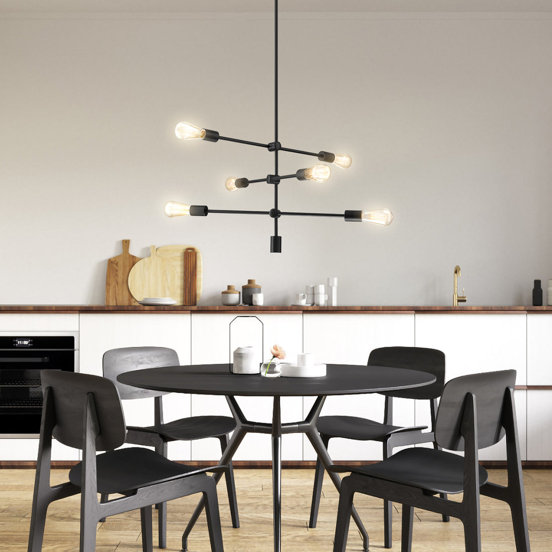 Danza™ Interlace Linear Pendant Light 6-Light - 2 colors